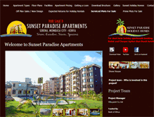 Tablet Screenshot of paradiseapartmentsmombasa.com
